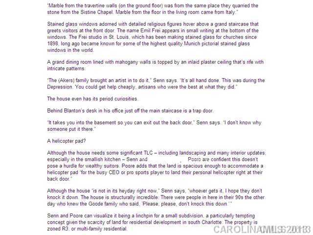 6501  Sardis Road Charlotte North Carolina 28270